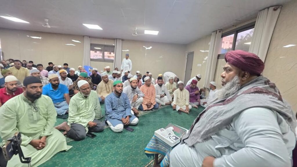 আঞ্জুমানে খুদ্দামুন নাস শারজাহ্ শাখার উদ্যােগে পবিত্র শোহাদায়ে বদর ও ইফতার মাহফিলের সমর্পণ