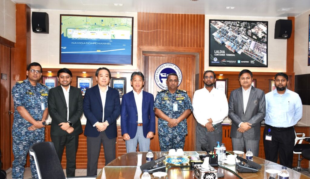 চট্টগ্রাম বন্দর কর্তৃপক্ষের সাথে মিতসুই  অ্যান্ড কোং-এর প্রতিনিধি দলের বৈঠক